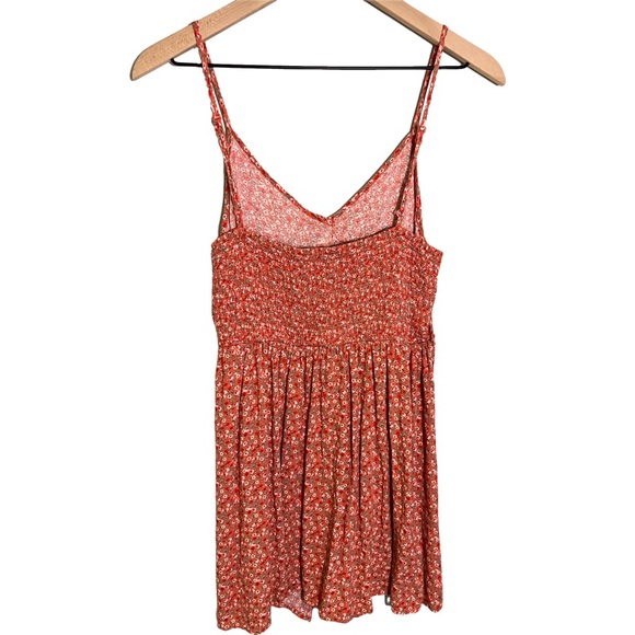 aerie - Front Button Floral Mini Dress - Size Medium - Picture 6 of 7